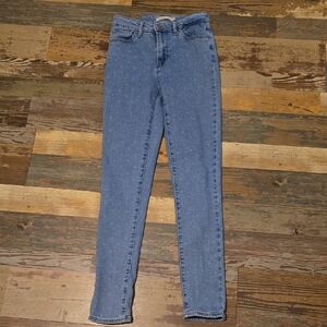Levi's 721 High Rise Skinny Denim Blue Jeans Size 26 Inseam‎ 29